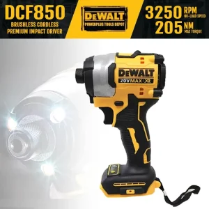 Dewalt DCF850 Brushless Cordless 3250RPM Screwdriver 205N·m Lithium Impact Driver Impact Drill Dewalt 20V Battery