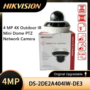 Original Hikvision DS-2DE2A404IW-DE3 4MP 4x Zoom PTZ Network Camera IR PoE Built-in Mic Poe Hik-Connect