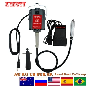 FORDEOM SR Hanging Flex Shaft Grinder 230W Rotary Tool with Stepless Speed Foot Pedal Rotary Carver