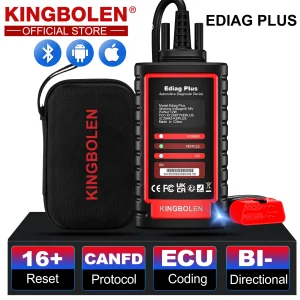 2025 KINGBOLEN Ediag Plus/Thinkdiag 2 OBD2 Scanner Support CAN FD 16 Reset Bidirectional Control ECU Coding Diagnostic Scanner