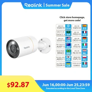 Reolink 12MP Ultra HD PoE IP Camera Smart Advanced Detection & Alert Security Cam 2-way Audio Bullet&Dome Surveillance Cameras