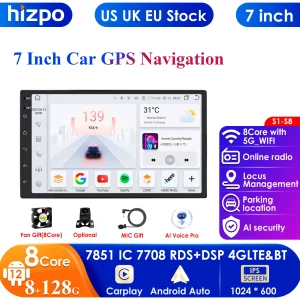 7'' Android 13 Car Radio Androidauto Carplay 2 Din GPS Car Audio Multimedia Player 7862 8Core